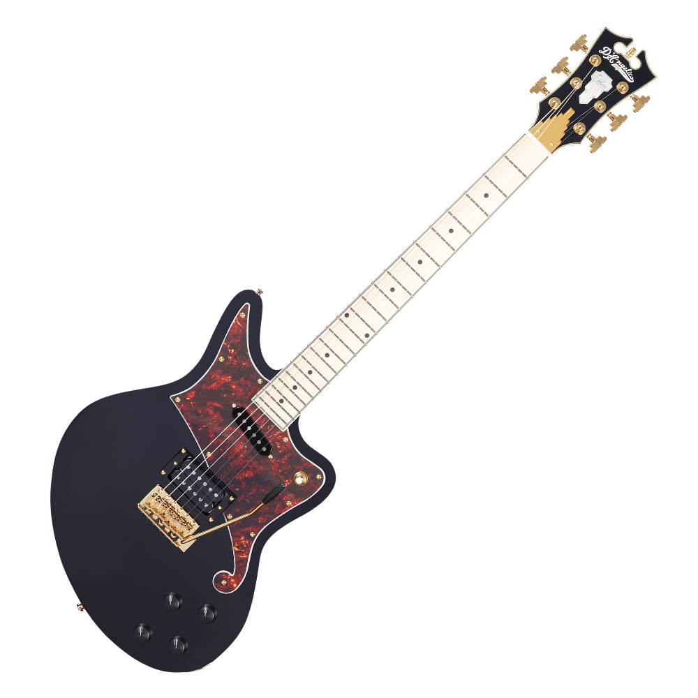 D’Angelico ディアンジェリコ Deluxe Bedford Black with Maple Fingerboard and Tremolo  エレキギター