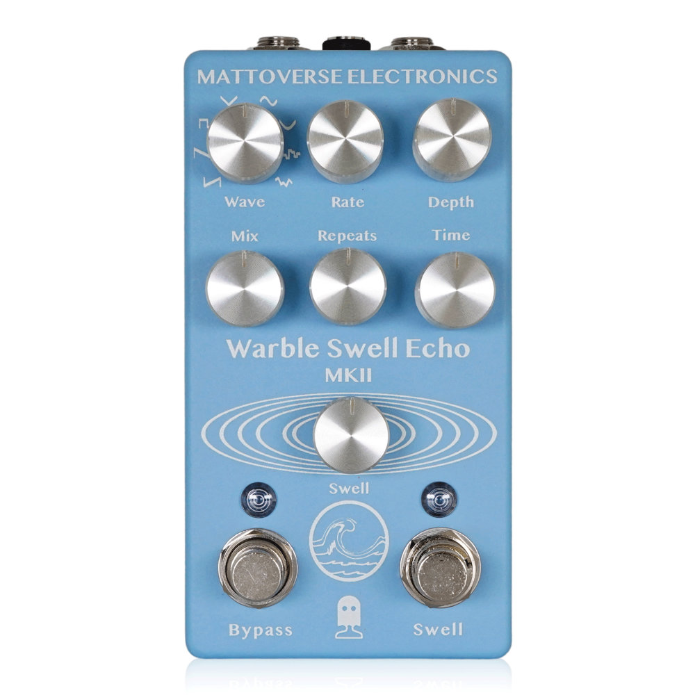 Mattoverse Electronics マットバースエレクトロニクス Warble Swell Echo MKII Blue ディレイ ギターエフェクター