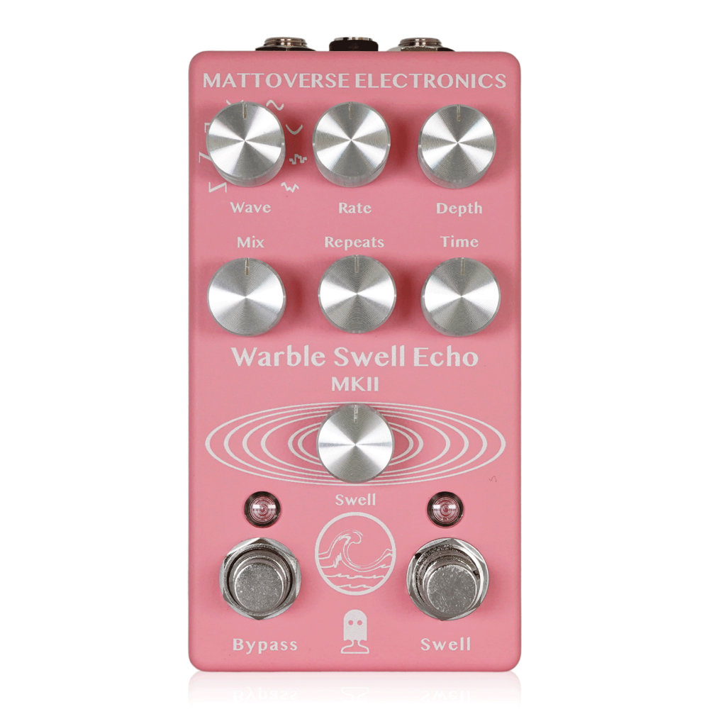 Mattoverse Electronics マットバースエレクトロニクス Warble Swell Echo MKII Pink ディレイ ギターエフェクター
