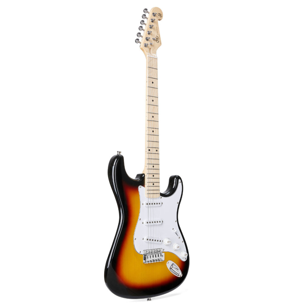 SX Guitars SEM1 3TS エレキギター ボディトップからサイド