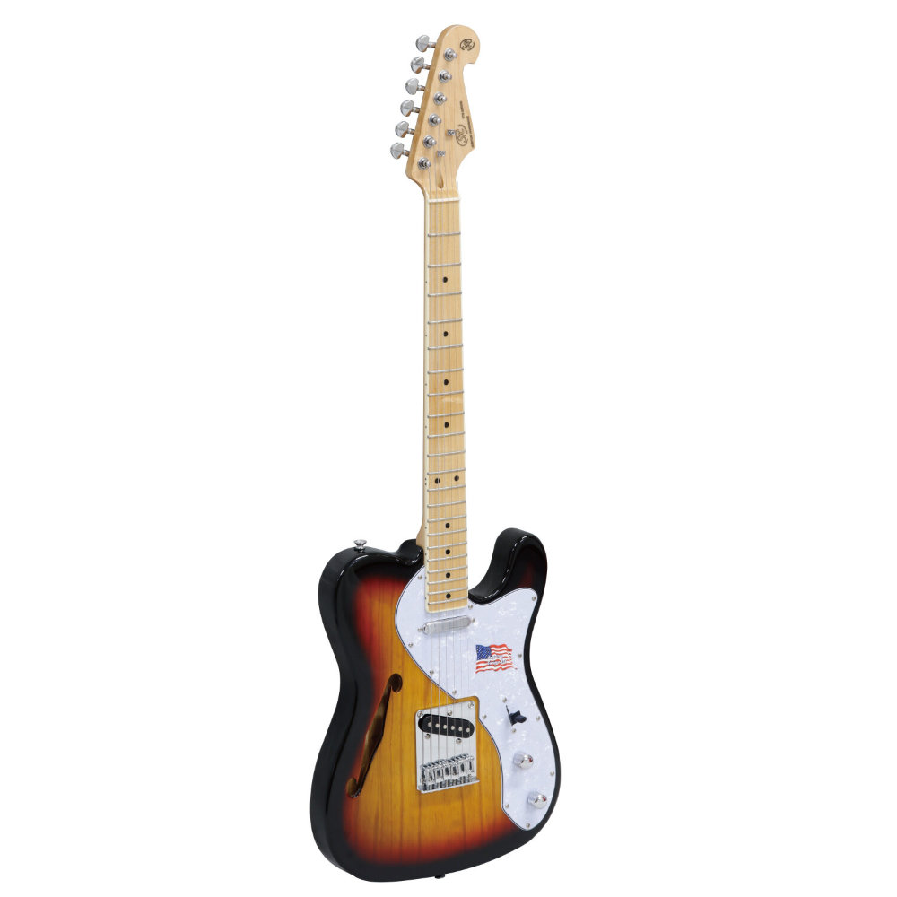 SX Guitars STL/H 3TS エレキギター ボディサイド、トップ