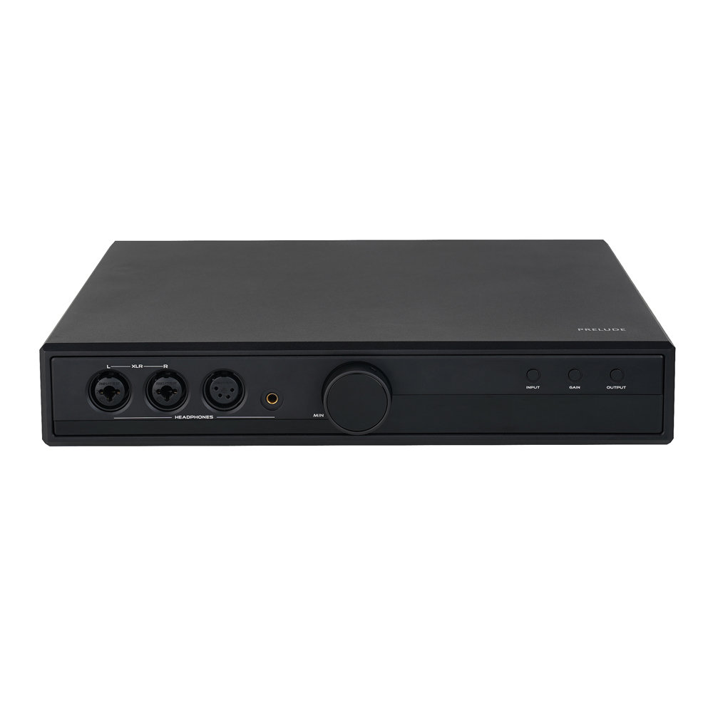 GoldenWave PRELUDE ヘッドフォンアンプ 正面コントロール部、天板