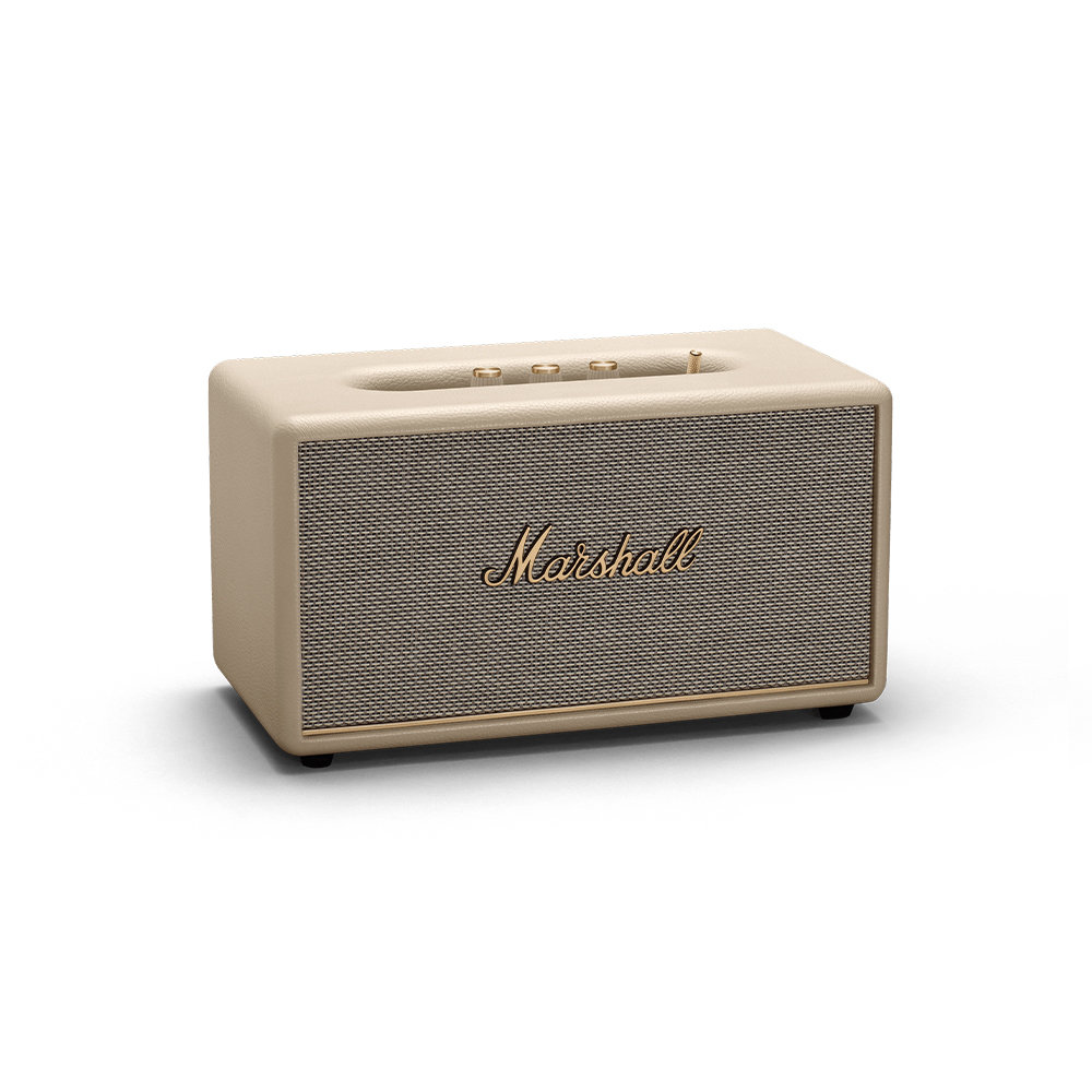 MARSHALL マーシャル Stanmore III Cream Bluetoothスピーカー 左からのアングル