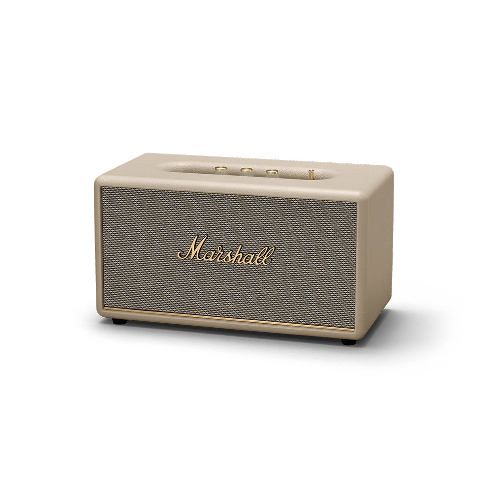 MARSHALL マーシャル Stanmore III Cream Bluetoothスピーカー 右からのアングル