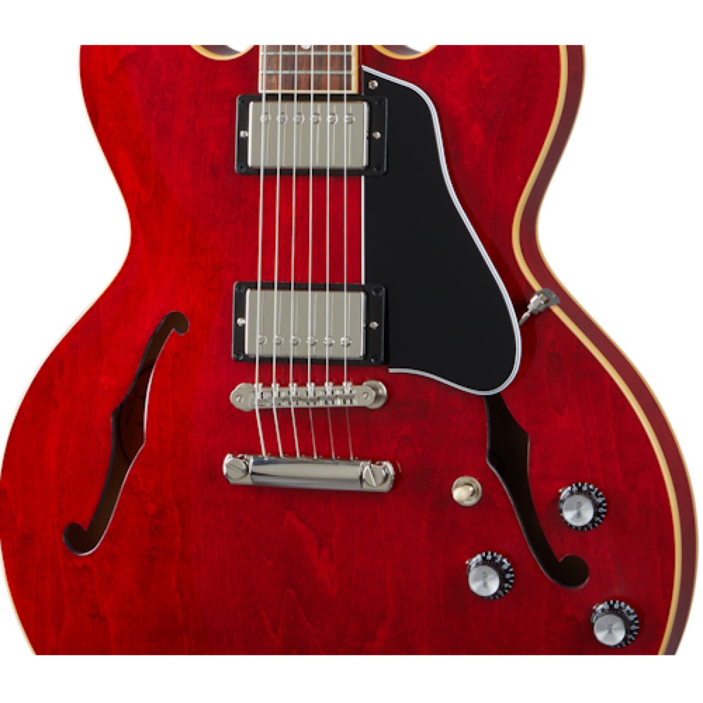 Gibson ギブソン ES-335 Sixties Cherry エレキギター ボディトップ画像