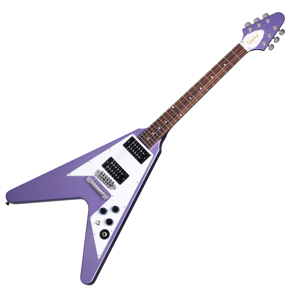 Epiphone エピフォン Kirk Hammett 1979 Flying V Purple Metallic エレキギター