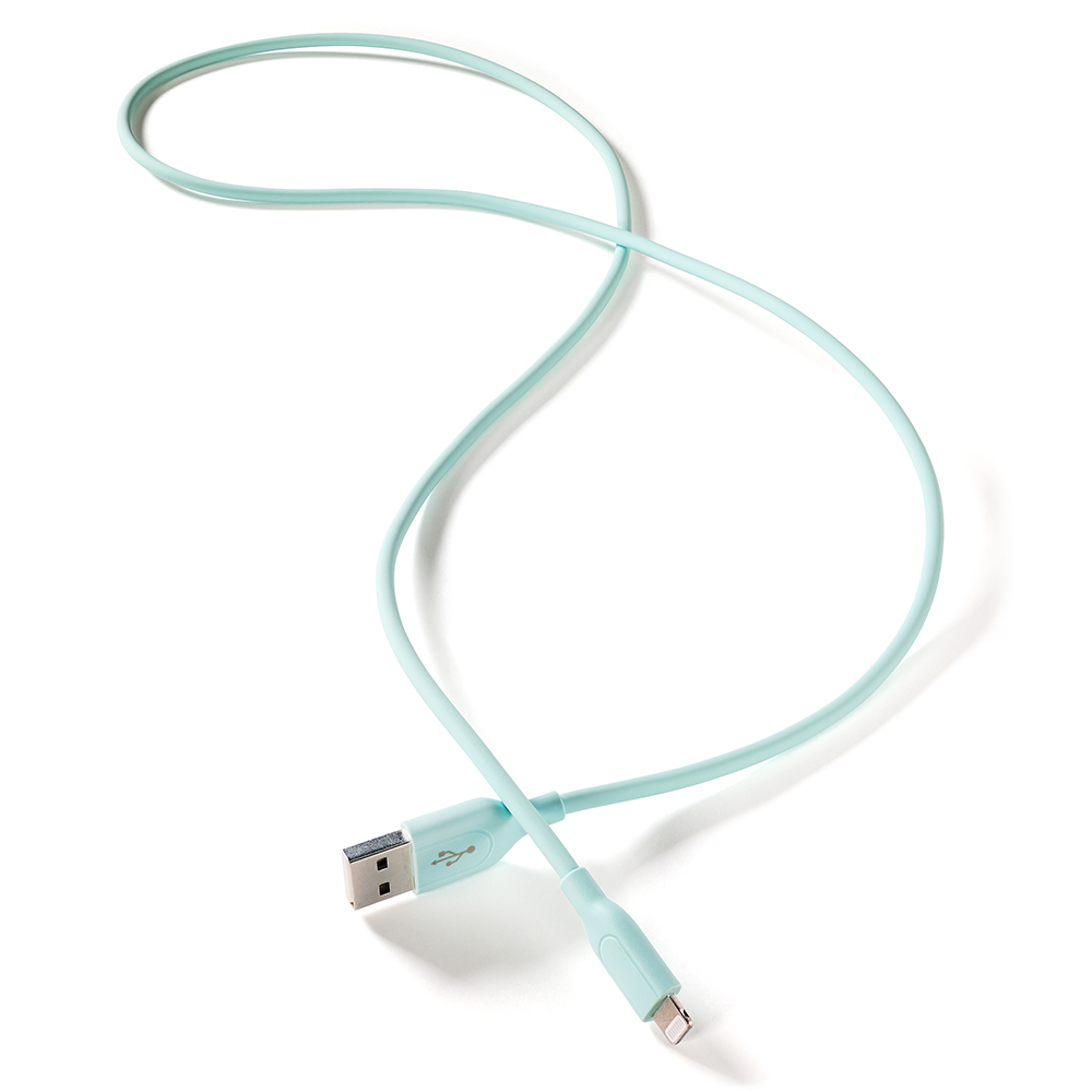 AXES アクセス AMP-003 GN iPhone充電ケーブル ライトニングケーブル 1m グリーン 【Apple社 MFi認証】 イメージ画像