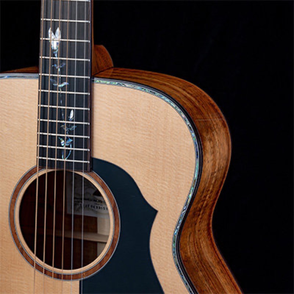 MORRIS モーリス F-104KOA アコースティックギター ロゼッタ、フィンガーボードインレイ