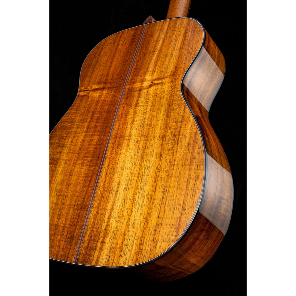 MORRIS モーリス F-104KOA アコースティックギター コア材のボディバック、サイド