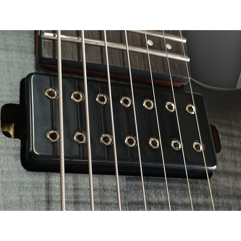 Balaguer Guitars バラゲールギターズ Diablo Baritone 7 Standard Satin Trans Black Sunburst 7弦ギター エレキギター ボディ画像