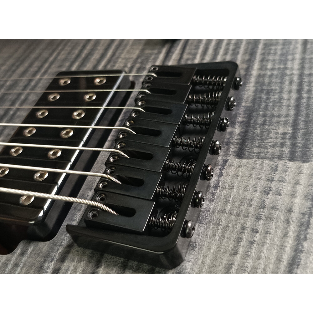 Balaguer Guitars バラゲールギターズ Diablo Baritone 7 Standard Satin Trans Black Sunburst 7弦ギター エレキギター ボディ画像