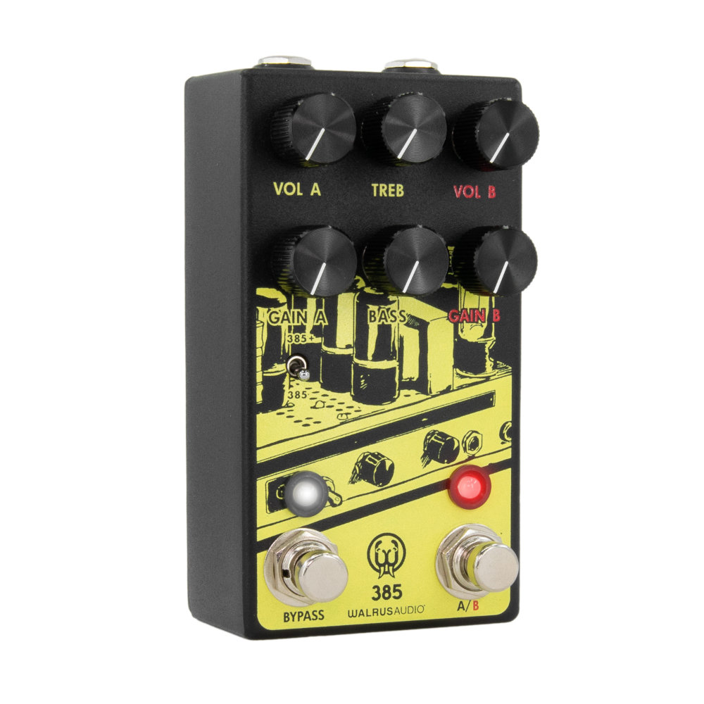 WALRUS AUDIO ウォルラスオーディオ 385 Overdrive MKII YE オーバードライブ ギターエフェクター 左サイド