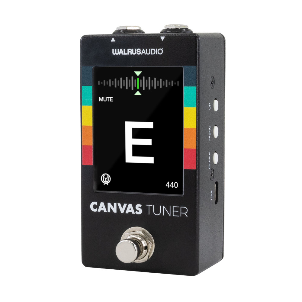 WALRUS AUDIO ウォルラスオーディオ WAL-CANV/TU Canvas Tuner ペダルチューナー ニードルモード、右サイド