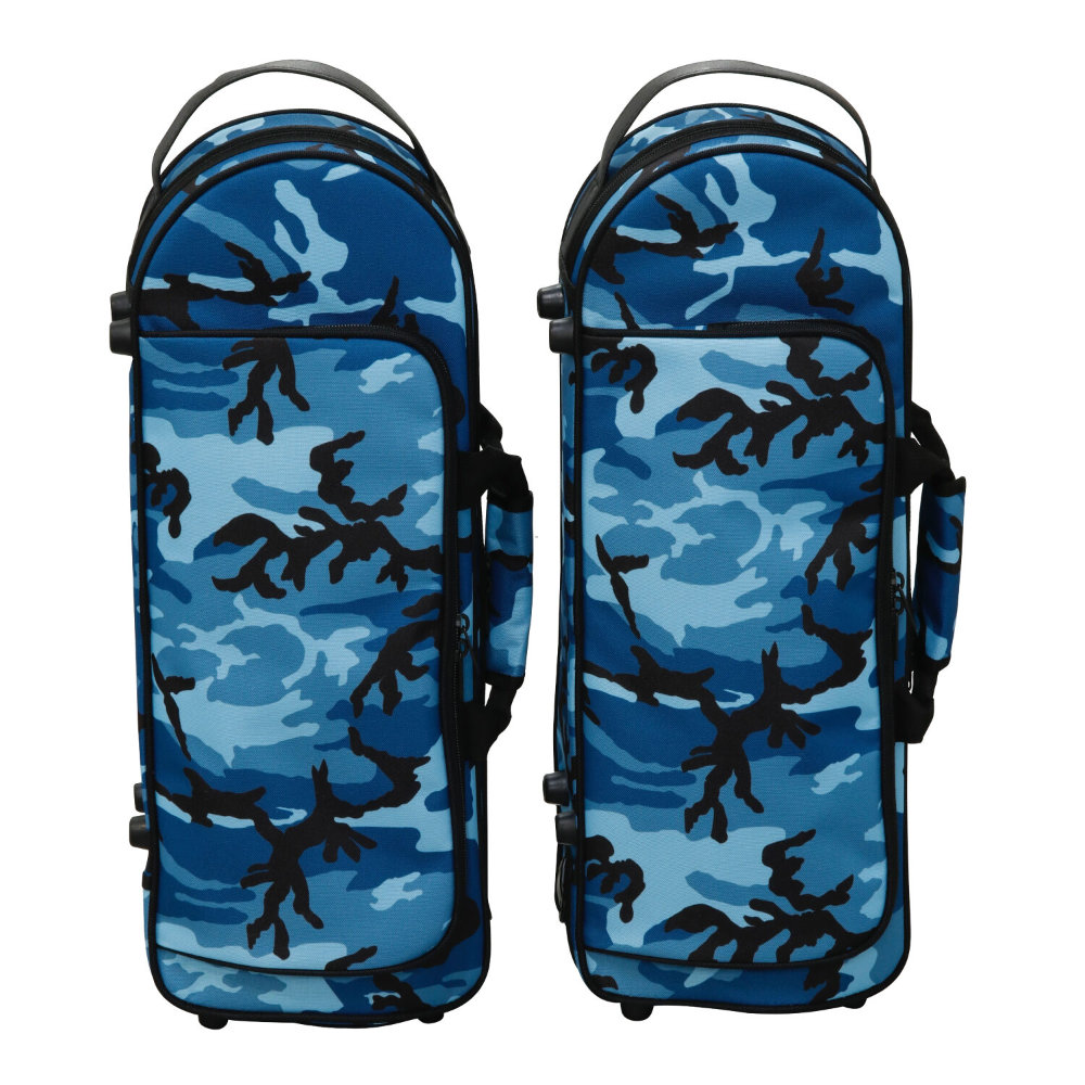 KIKUTANI キクタニ TR-CAMO BLU トランペット用ケース デザインの個体差