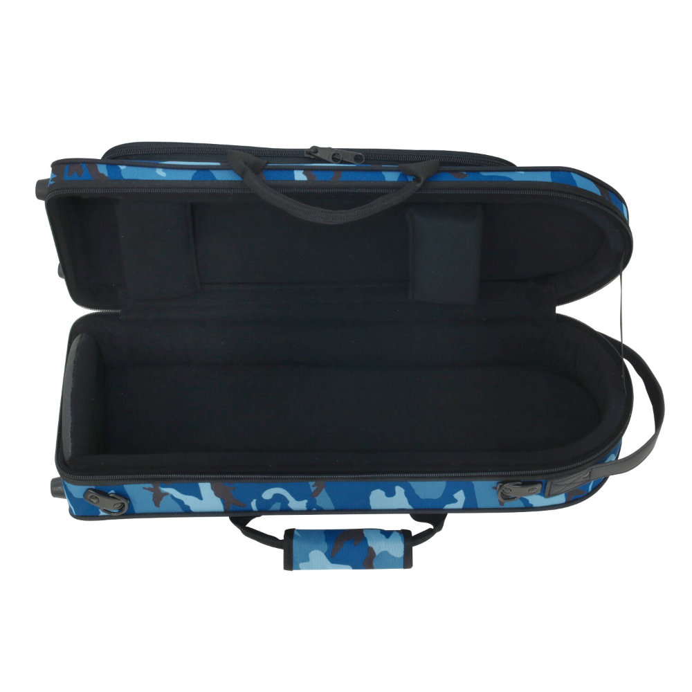 KIKUTANI キクタニ TR-CAMO BLU トランペット用ケース ケース内部