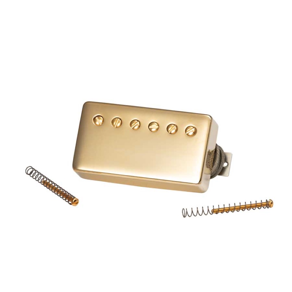 Gibson ギブソン Historic Collection Custombucker (Double Black／True Historic Gold Cover／2-Conductor／Unpotted／Alnico III／8.0K) ハムバッカー エレキギター用ピックアップ 全体像