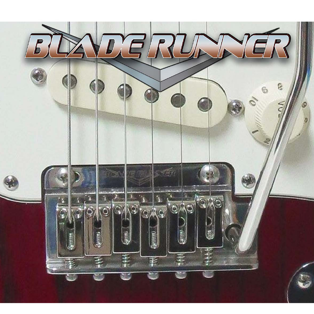 Super-Vee スーパーヴィー BladeRunner 2 Post NI ASIA BR-2-RH-NI ASIA トレモロブリッジ ギターパーツ イメージ画像