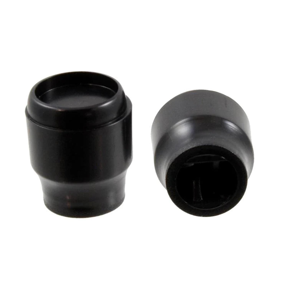 ALLPARTS オールパーツ SK-0714-023 Black Vintage Style Switch Tips For Telecaster (Qty 2) テレキャスター用 ラウンド型スイッチノブ