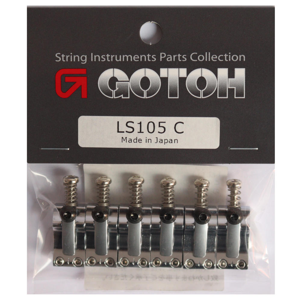GOTOH ゴトー LS105 C クローム ロック機構付き エレキギター用サドル