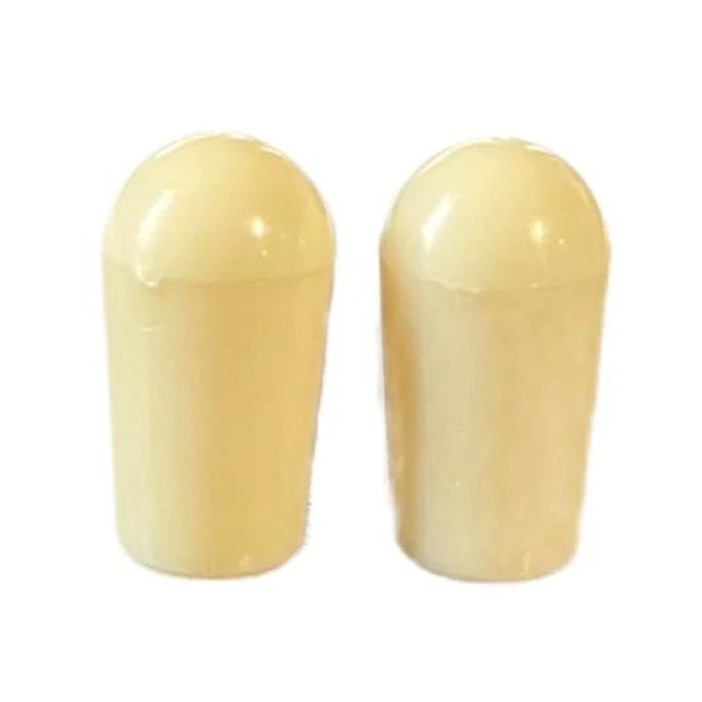 ALLPARTS オールパーツ SK-0040-028 Cream Switch Tips (Qty 2) トグルスイッチノブ