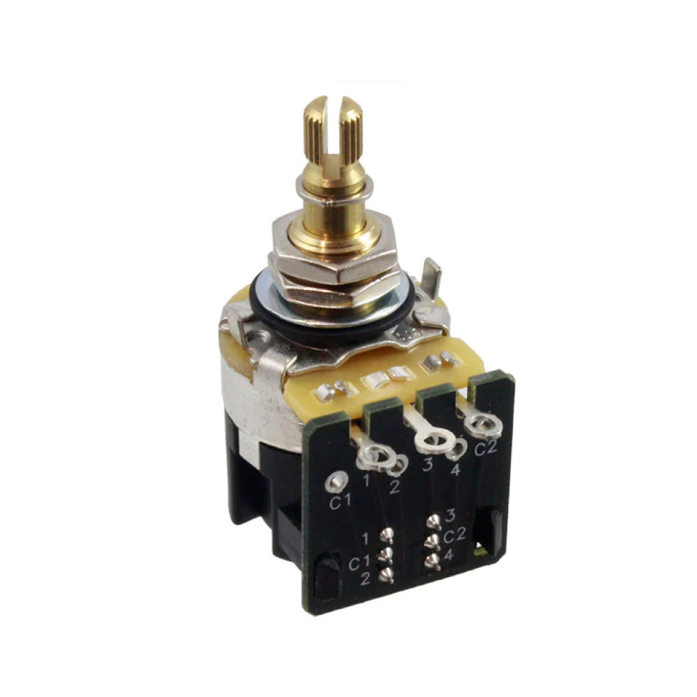 ALLPARTS オールパーツ ALLPARTS EP-5585-000 Cts 250K Push Pull Audio Pot スプリットシャフト ポット