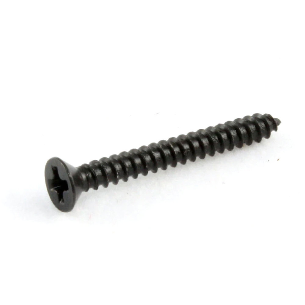 ALLPARTS オールパーツ GS-0008-003 Pack Of 8 Black Humbucking Ring Screws エスカッション用ネジ 8本入り