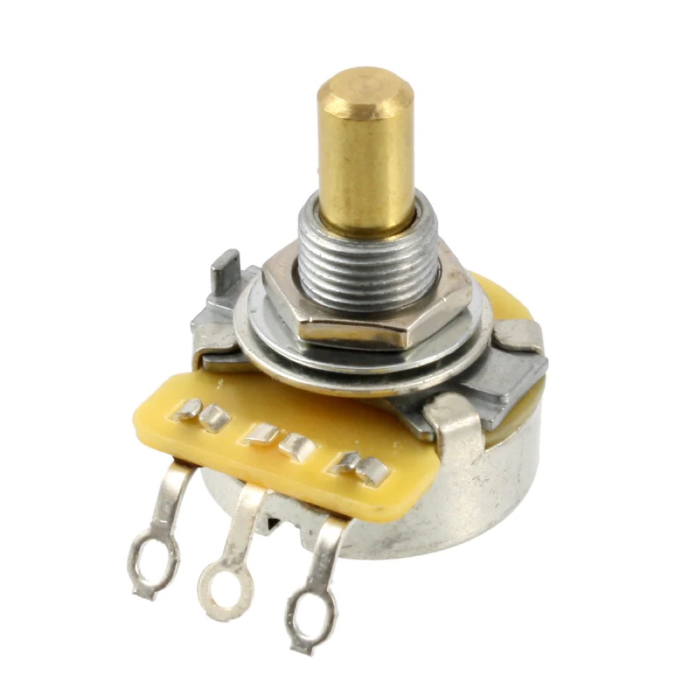 ALLPARTS オールパーツ EP-0885-000 CTS 250K Solid Shaft Audio Pot Aカーブ ソリッドシャフト ポット