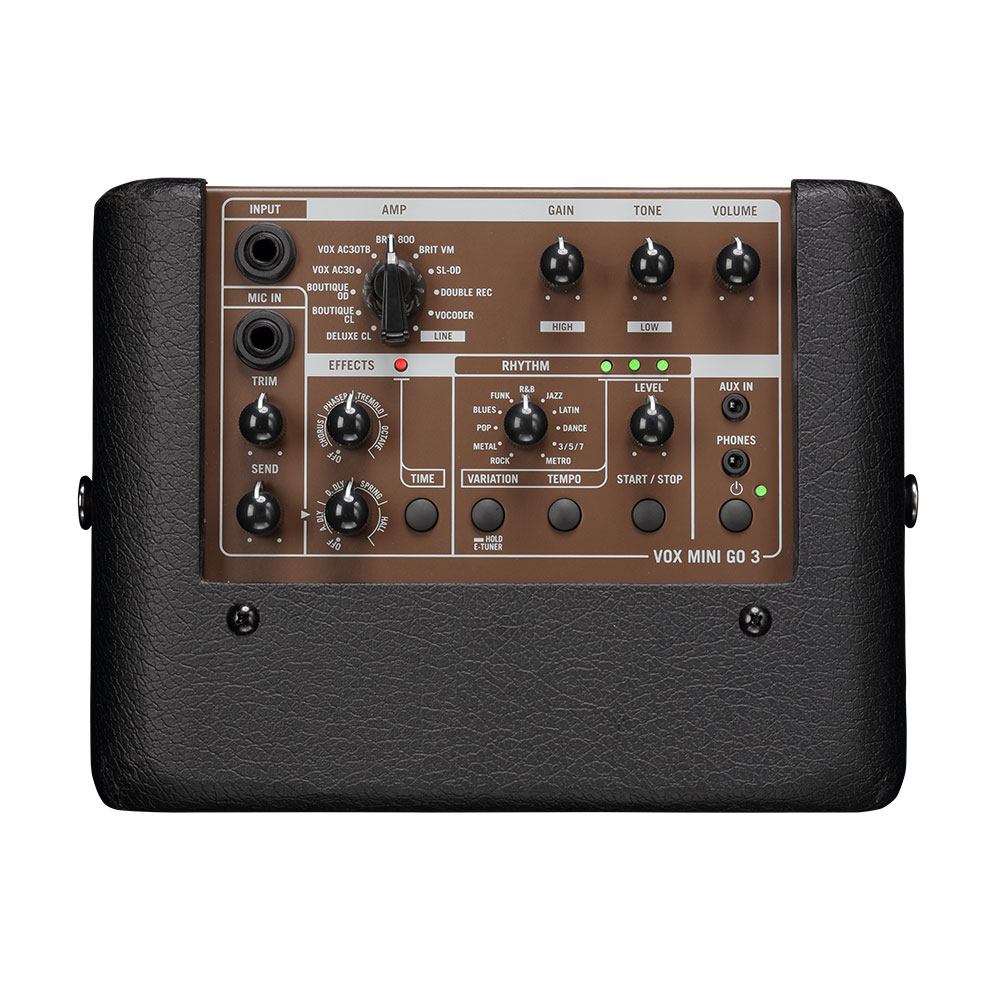 VOX VMG-3 BR MINI GO 3 Earth Brown 小型ギターアンプ コンボ(リズム 