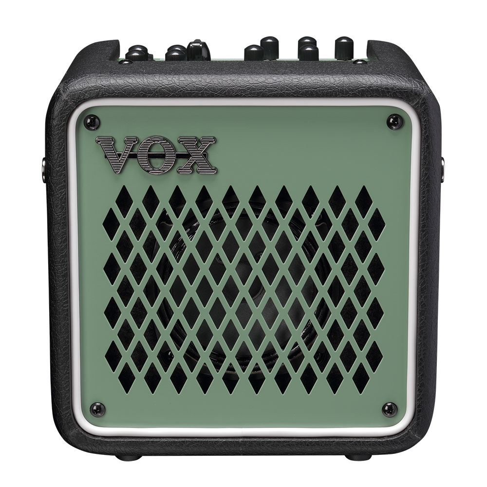 VOX VMG-3 GR MINI GO 3 Olive Green 小型ギターアンプ コンボ 正面