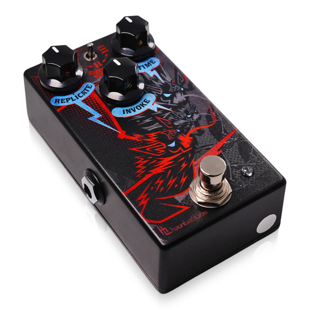 Haunted Labs Shadow Winds ディレイ ギターエフェクター フットスイッチ側から左サイド