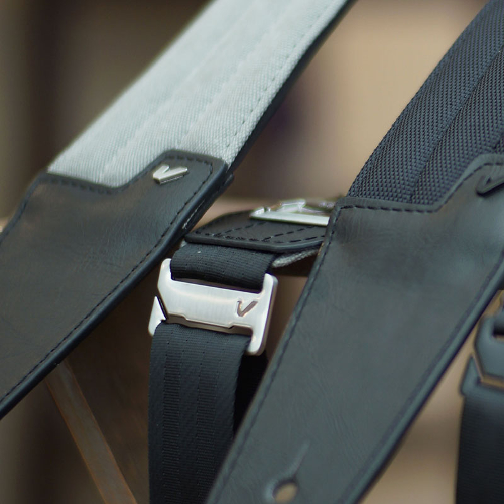 Gruv Gear グルーブギア FABRK Strap GRY Standard ネオプレン ギターストラップ 本体画像