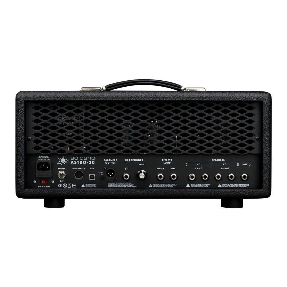 SOLDANO ソルダーノ ASTRO-20 ギターアンプ ヘッド 背面パネル