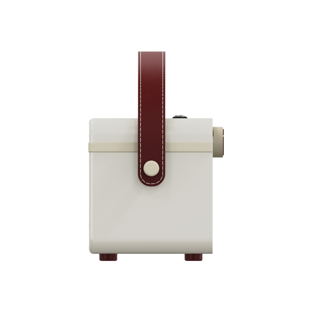 HOTONE ホットトーン Pulze Luna マルチモデリングアンプ Bluetoothスピーカー 小型アンプ 白 左サイド画像