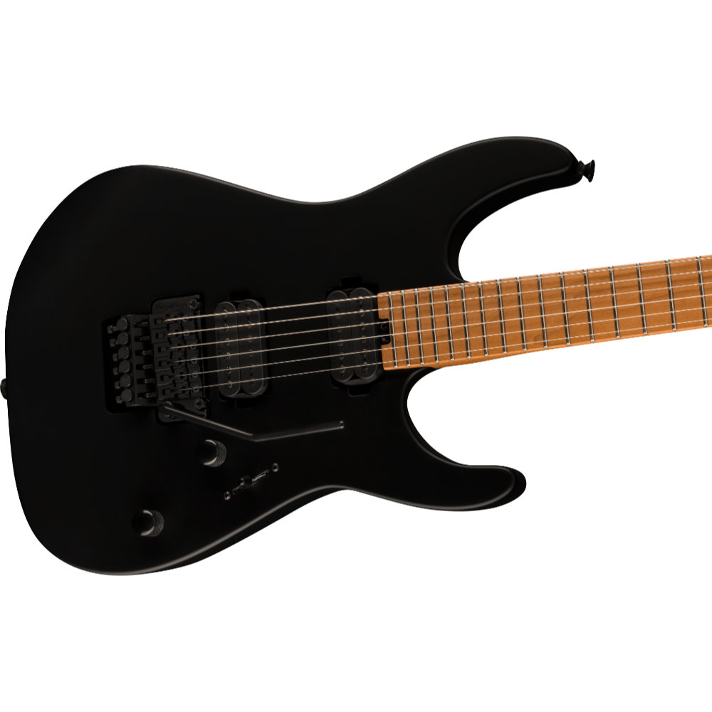 Charvel シャーベル Limited Edition Pro-Mod DK24R HH FR Caramelized Maple Fingerboard Satin Black エレキギター ボディトップ