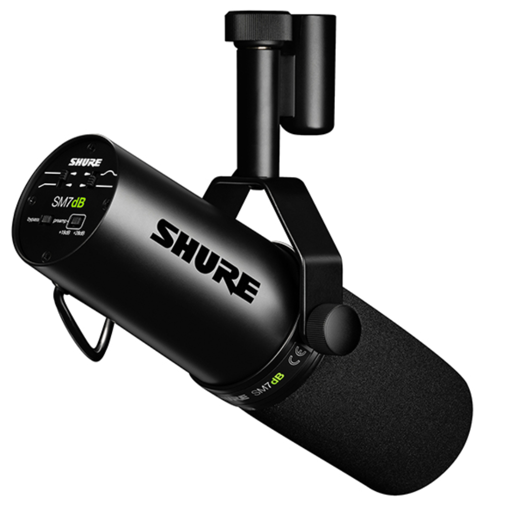 SHURE シュアー SM7DB プリアンプ内蔵 ダイナミックマイク ボーカルマイクロホン 本体画像2