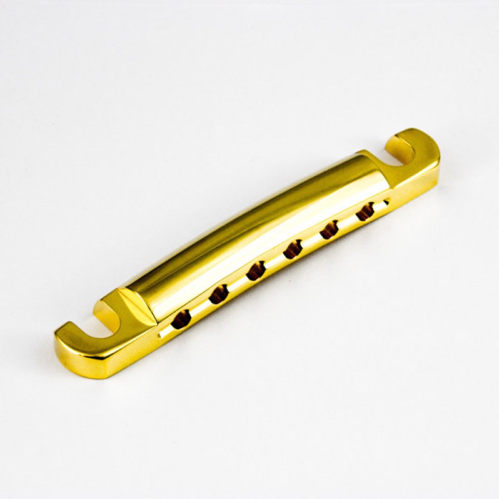 ABM エービーエム ABM3020GA ストップテイルピース ゴールド アルミ製 ギターパーツ ボディエンド側