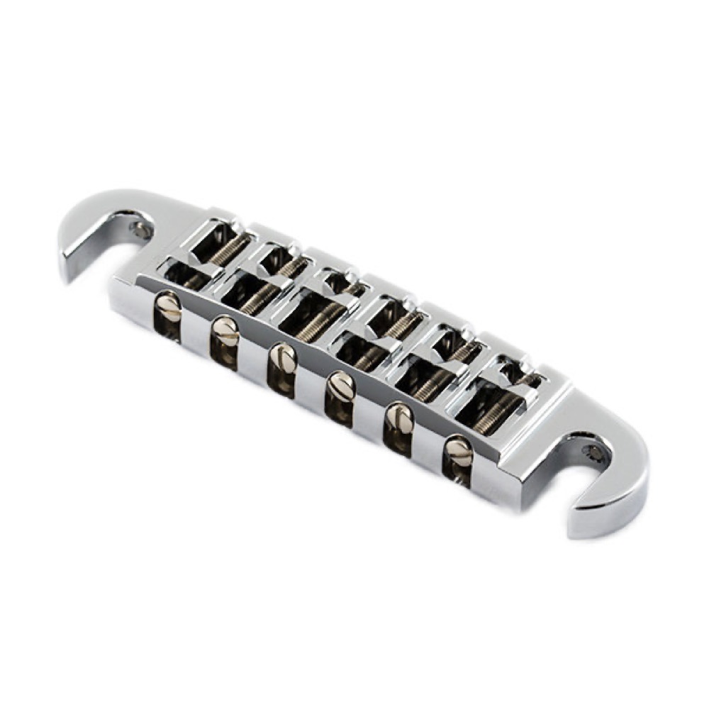 ABM エービーエム ABM3024CA ラップアラウンド 独立サドルモデル クローム アルミ製 ギターパーツ