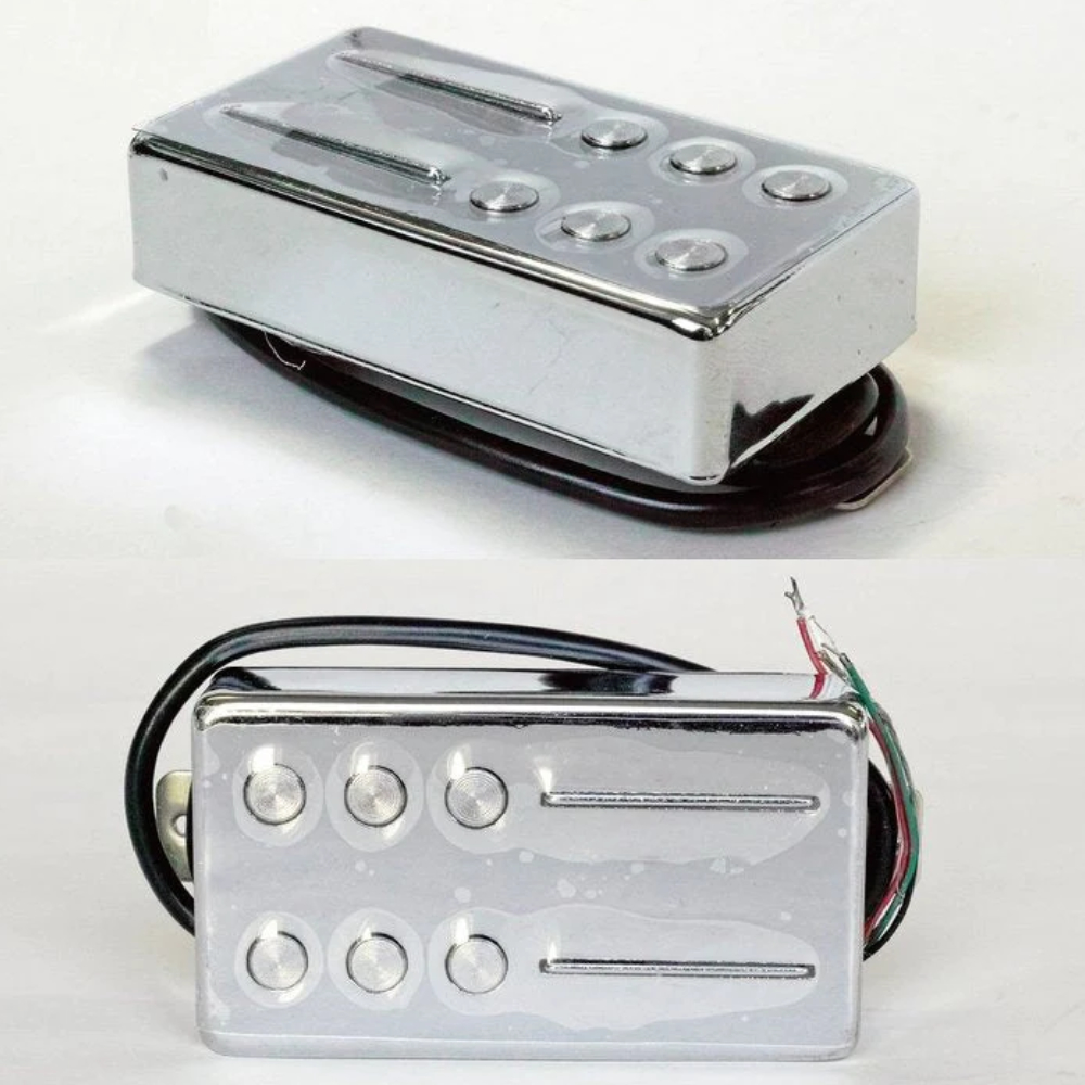 Railhammer Pickups レールハンマーピックアップス Chisel Chrome Set ブリッジ ネックセット ハムバッカー エレキギター ピックアップ 本体画像
