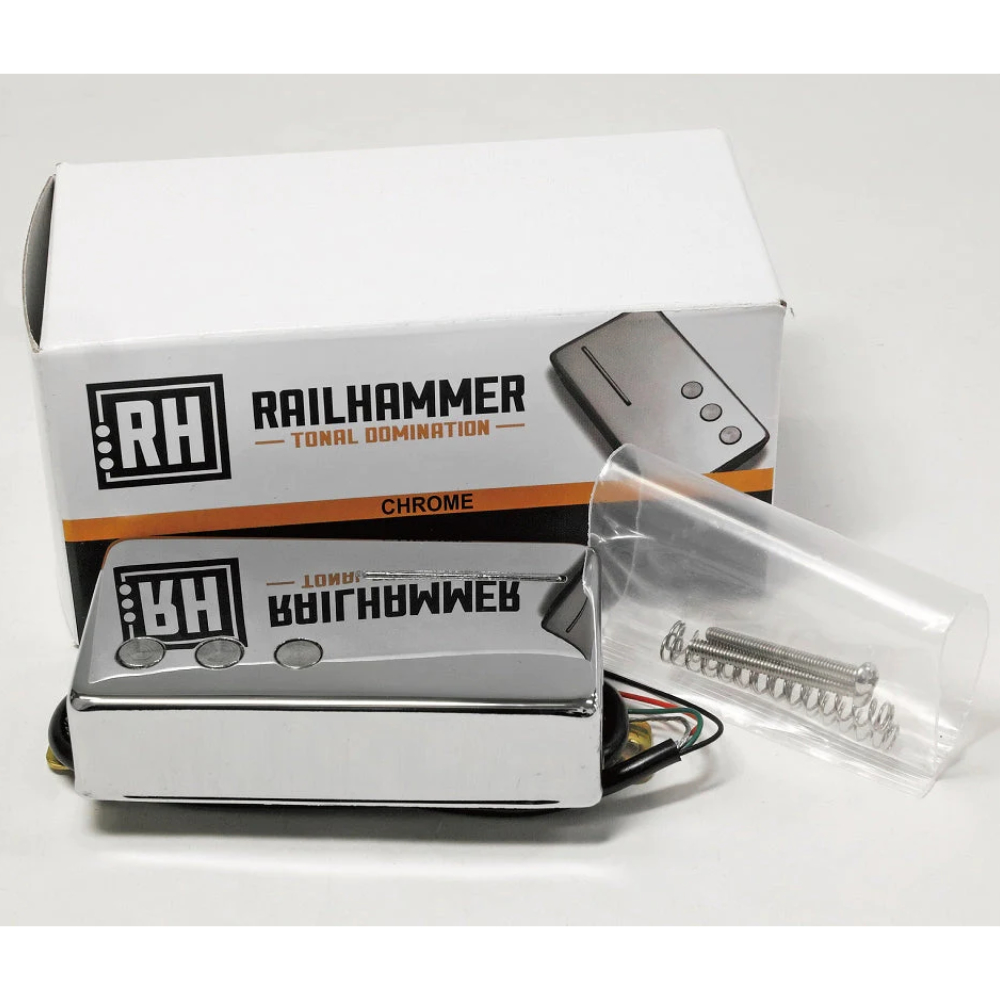 Railhammer Pickups レールハンマーピックアップス Cleancut Chrome Set ブリッジ ネックセット ハムバッカー エレキギター ピックアップ パッケージ画像