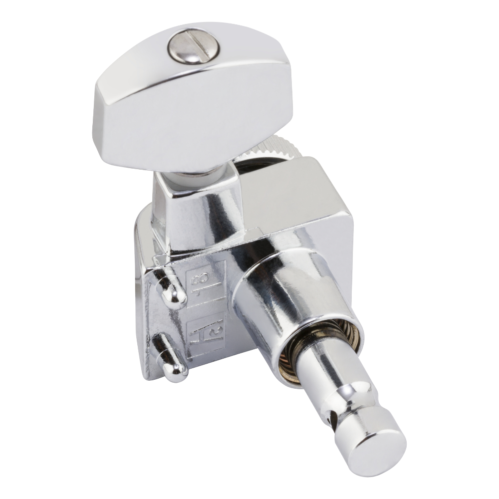 Fender フェンダー Locking Strat/Tele Staggered Tuning Machines Left-Handed Polished Chrome レフティ用ギターペグ 6個セット サブ画像
