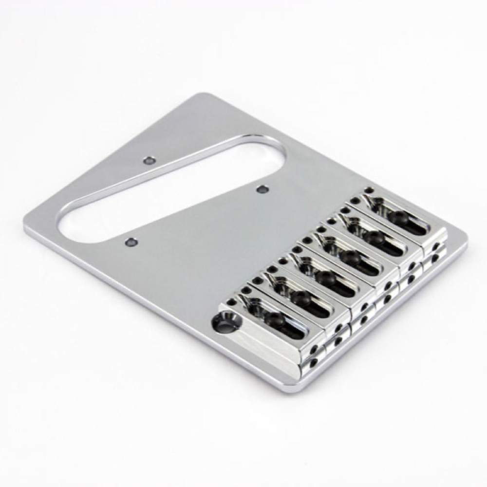 ABM エービーエム ABM3456C テレキャスター用ブリッジ クローム ギターパーツ ボディエンド側