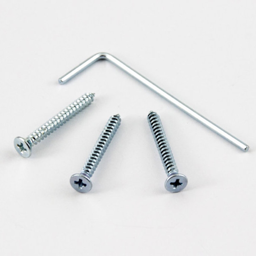 ABM エービーエム ABM3901C ヘッドレスベース用 チューナー付シングルブリッジ クローム エレキベース用パーツ 付属品