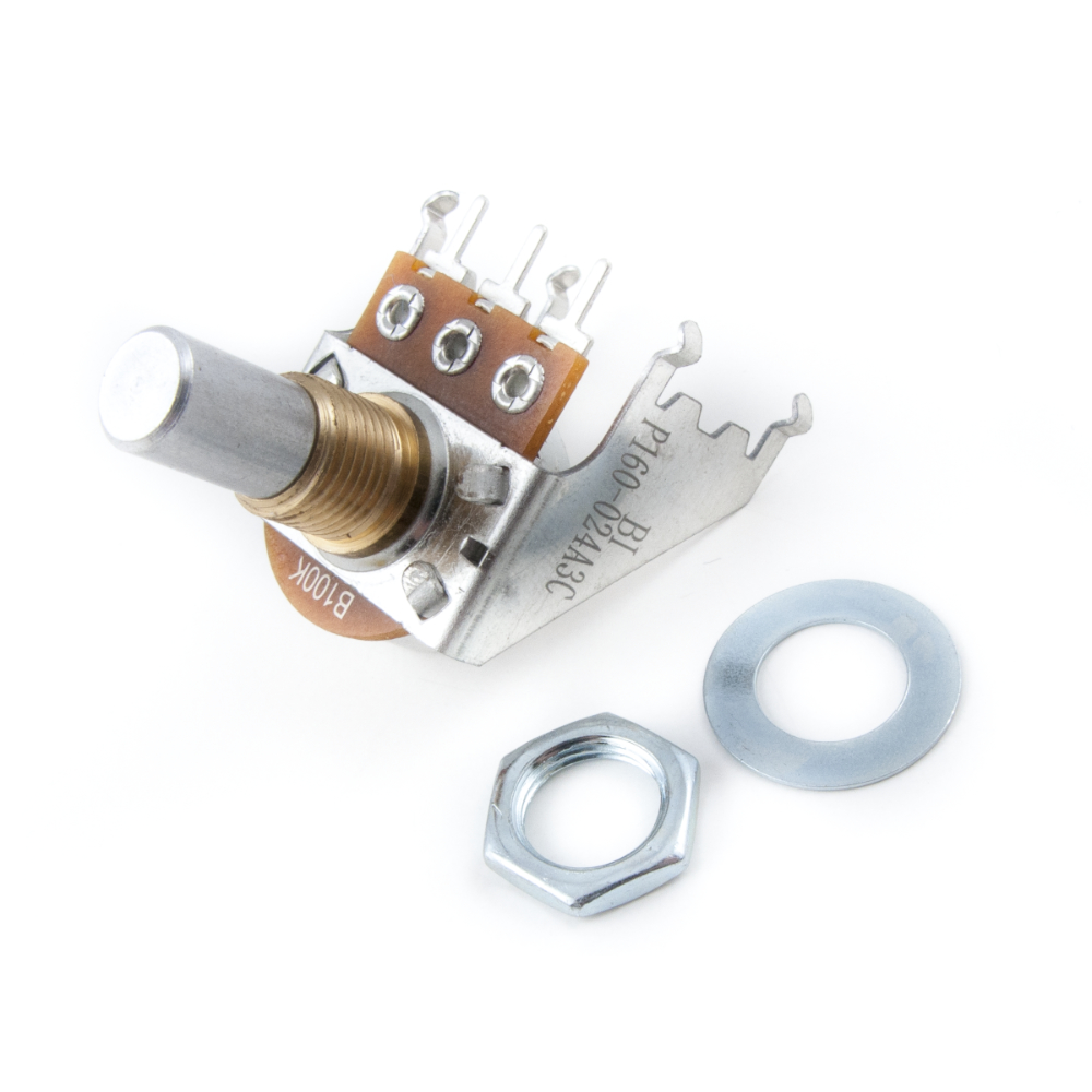 Fender フェンダー 100K B Taper Snap-In Pot Solid Shaft ソリッドシャフト スナップイン ポット