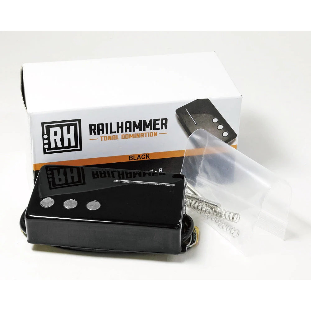 Railhammer Pickups レールハンマーピックアップス Nuevo 90 Black Set ブリッジ ネックセット エレキギター ピックアップ 本体、パッケージ