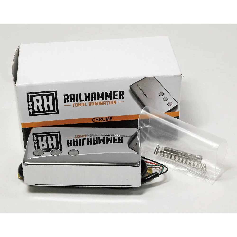 Railhammer Pickups レールハンマーピックアップス Nuevo 90 Chrome Set ブリッジ ネックセット エレキギター ピックアップ 本体、パッケージ