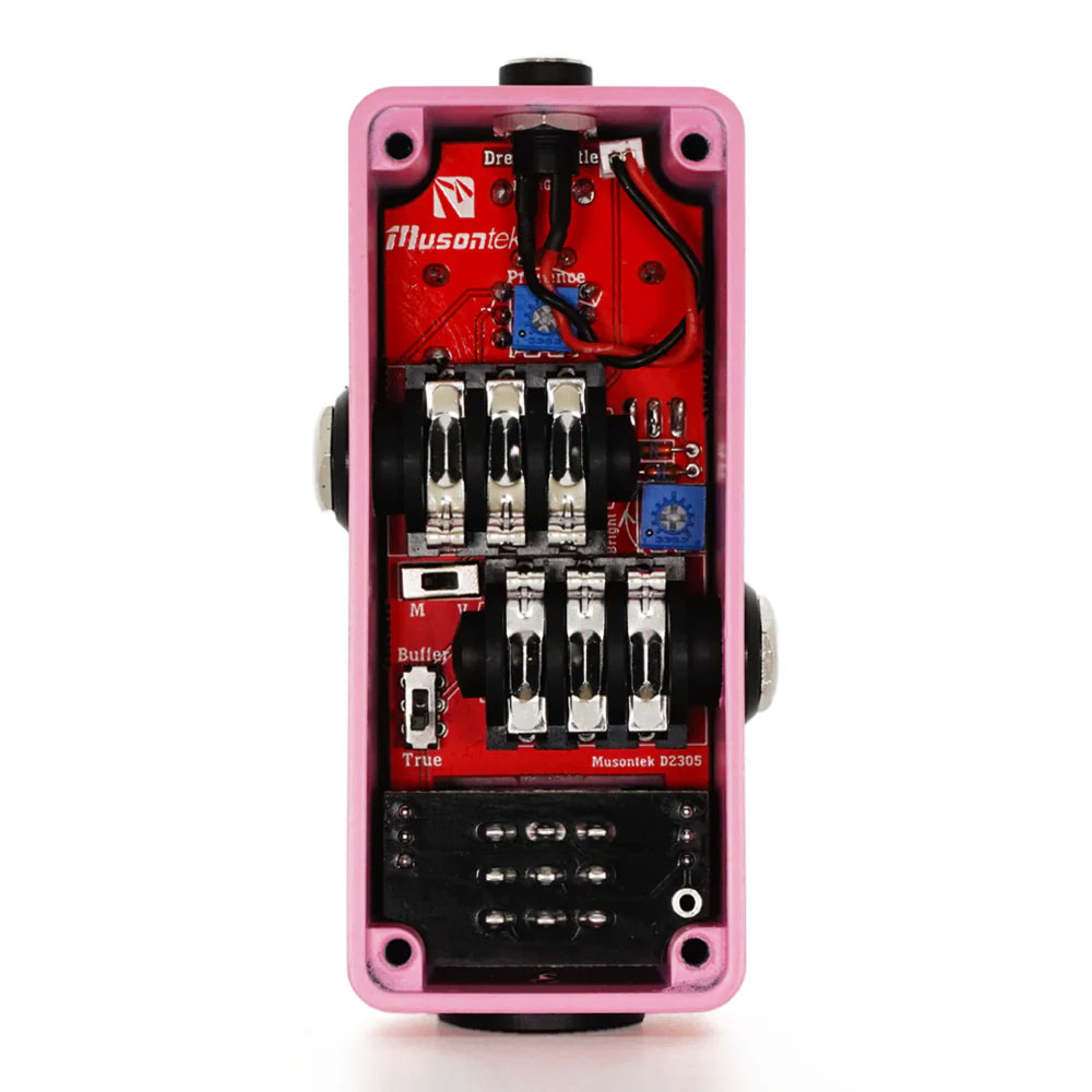 Musontek ムソンテック Dream Castle ドリームキャッスル ディストーション ギターエフェクター 内部コントロールで多彩なサウンドメイクが可能