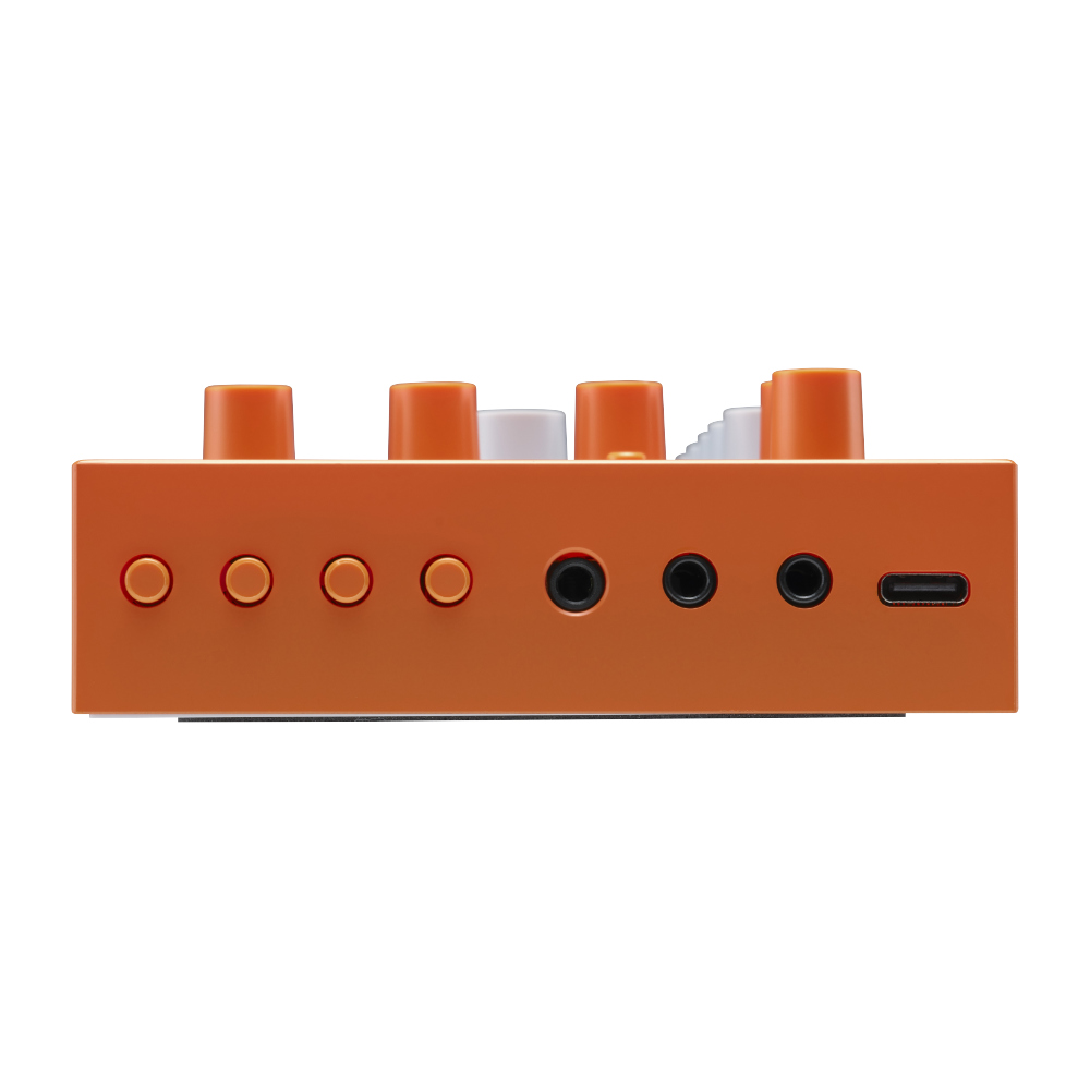 YAMAHA ヤマハ ミュージックプロダクションスタジオ SEQTRAK ORANGE シンセサイザー 音楽制作 右サイド画像