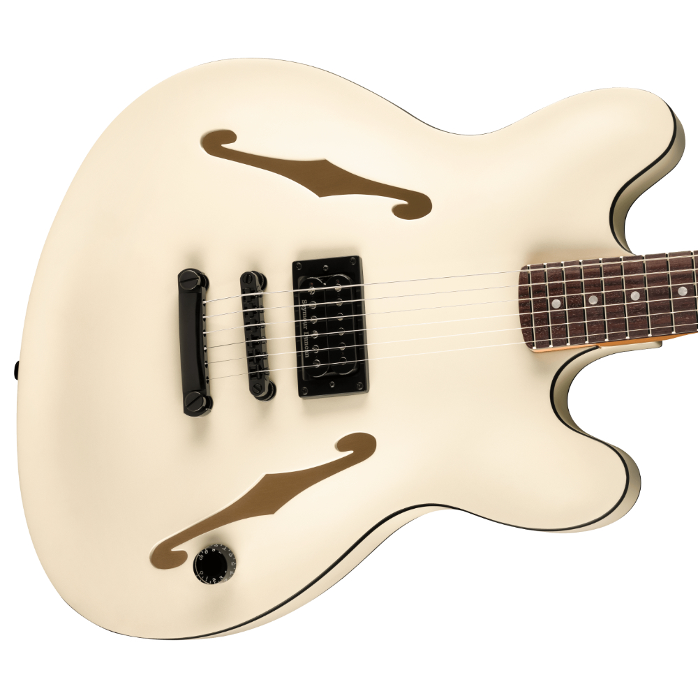 Fender フェンダー Tom DeLonge Starcaster RW BHW Satin Olympic White エレキギター ボディ画像