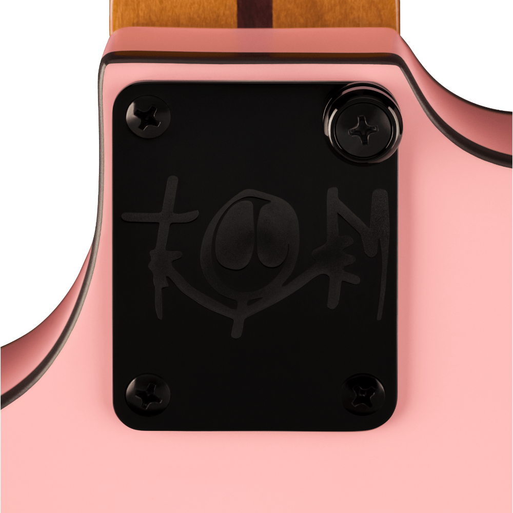 Fender フェンダー Tom DeLonge Starcaster RW BHW Satin Shell Pink エレキギター ジョイントプレート画像