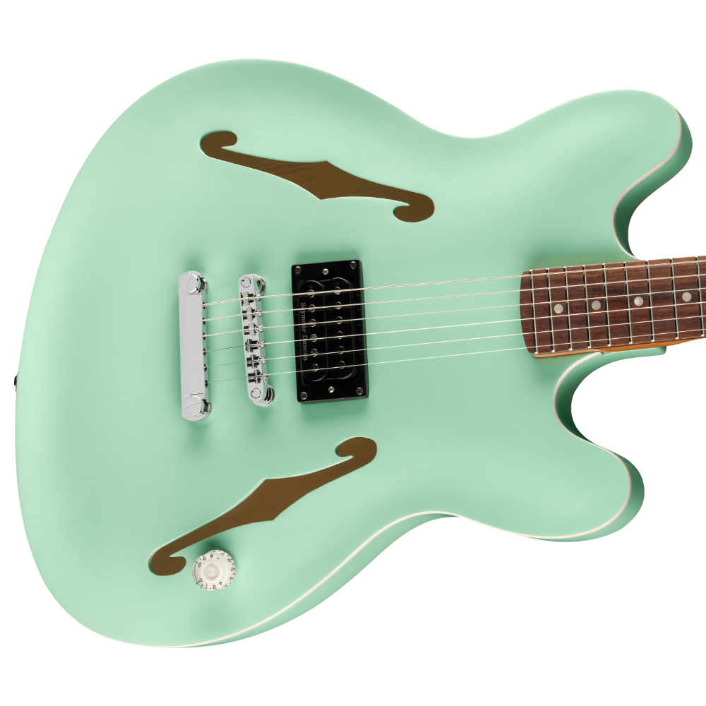 Fender フェンダー Tom DeLonge Starcaster RW CHW Satin Surf Green エレキギター ボディ画像